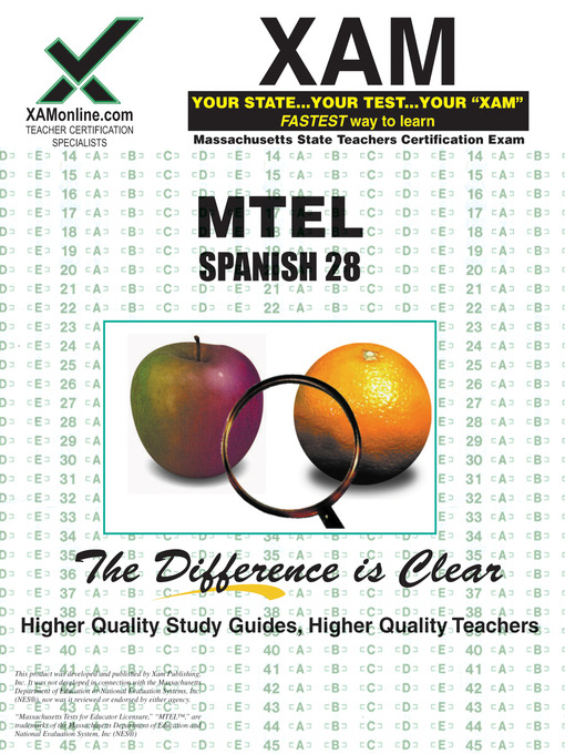 Title details for MTEL Spanish 28 by Sharon Wynne - Available